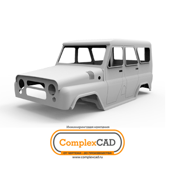 3D modeling and CAE analyzing of the UAZ carbody