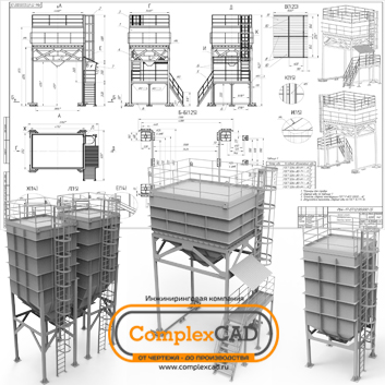 Development of structural engineering drawings of twelve bunkers 